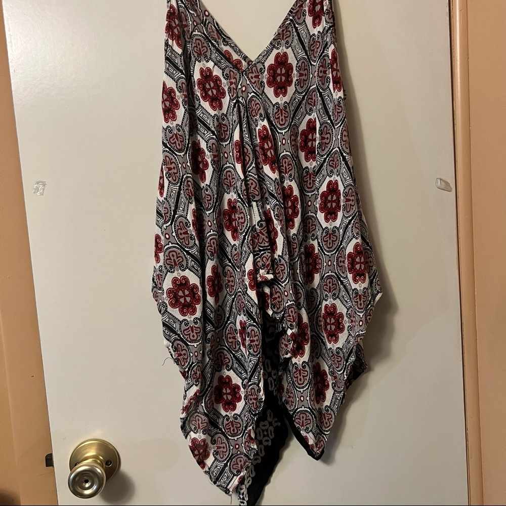 Bandana Print Flowy Top